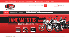 Desktop Screenshot of filtrosinflow.com.br